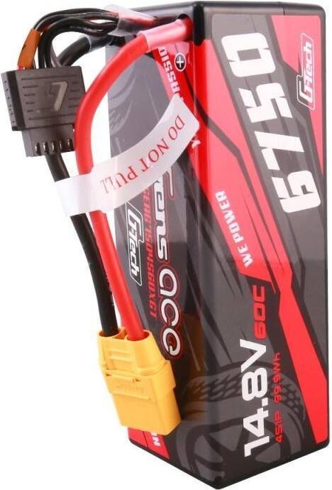 Image du produit Gens Ace G-Tech 6750mAh 14.8V 60C 4S1P 14# Batterie XT90 (14.80 V, 6750 mAh)