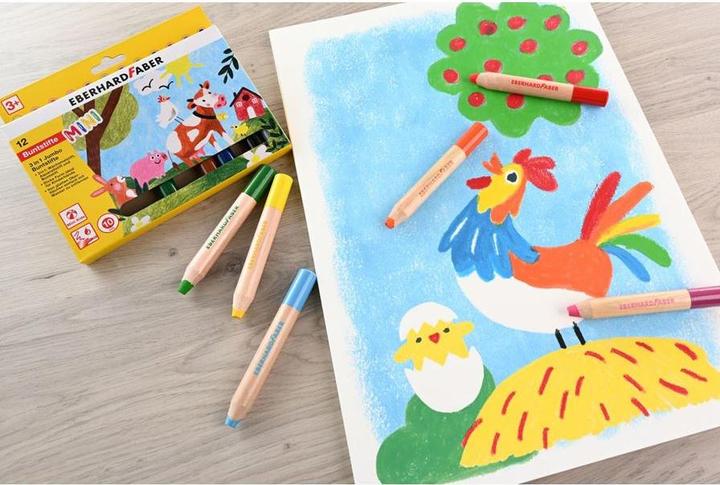 Immagine prodotto EberhardFaber Matite colorate Jumbo MiniMaxi 12 pezzi (Colore misto, 12 x)