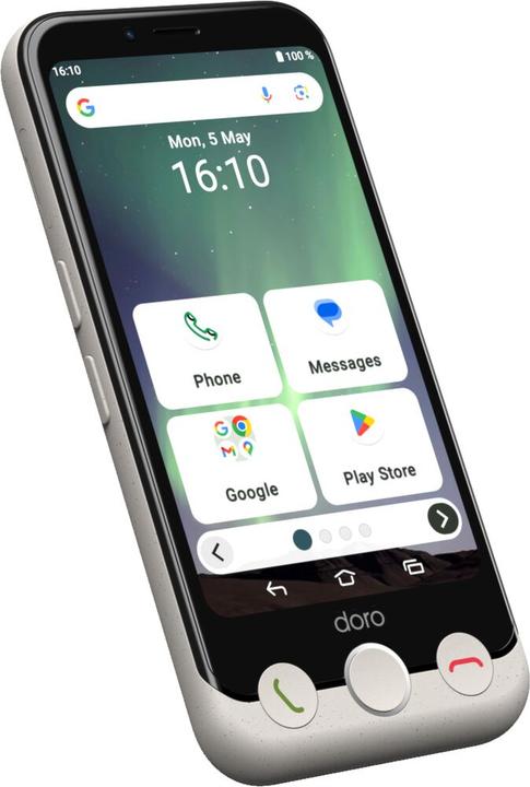 Actual product image Doro Aurora A10 bone (64 GB, Bone, 4.50", Dual SIM, 13 Mpx, 4G)