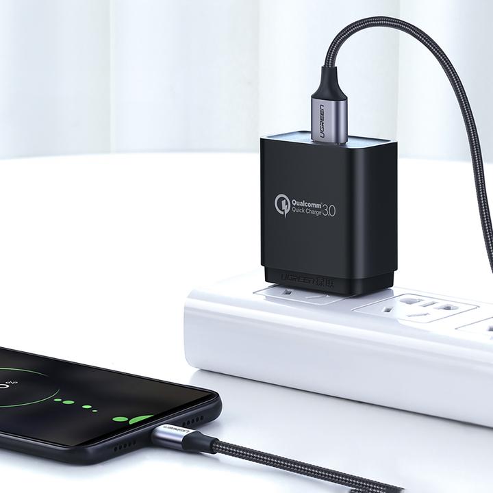 Produktbild Ugreen Micro USB – USB A (2 m, USB 2.0, 18 W)