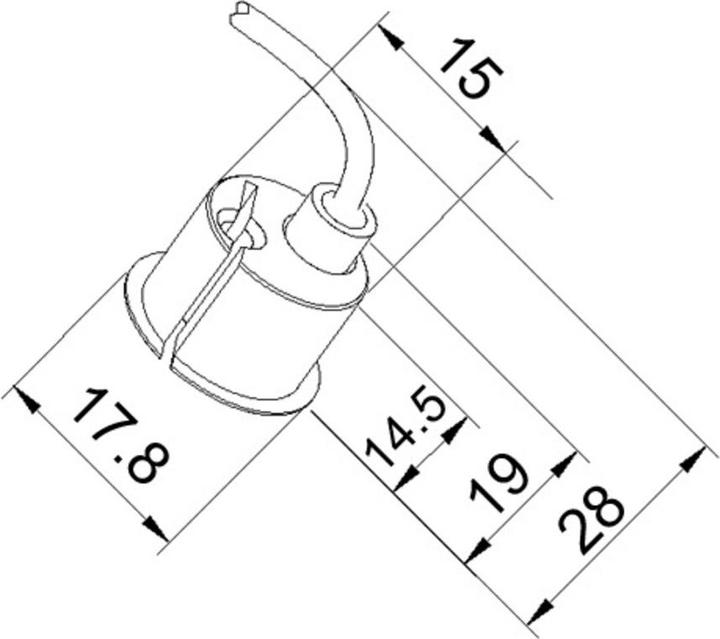 Actual product image Assa Abloy Magnetic contacts DMC 15 U