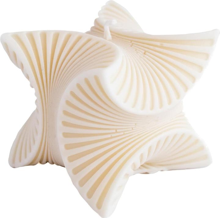 Santabarbara Interior Design Candle Fashionista 9 cm x 9 cm, Nature, 1 piece (1 pcs.)