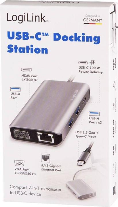 Produktbild LogiLink UA0410 (USB-C, 7 Ports)