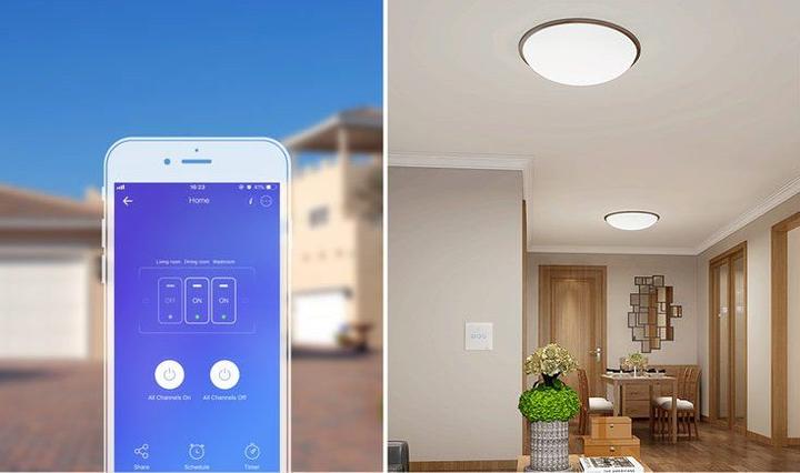 Image du produit Sonoff T3EU3C - Commutateur mural intelligent Wi-Fi à 3 vitesses - Noir