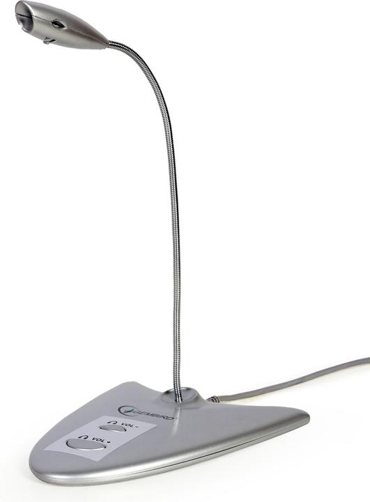 Produktbild Gembird USB 2.0-Tischmikrofon mit integrierter Soundkarte