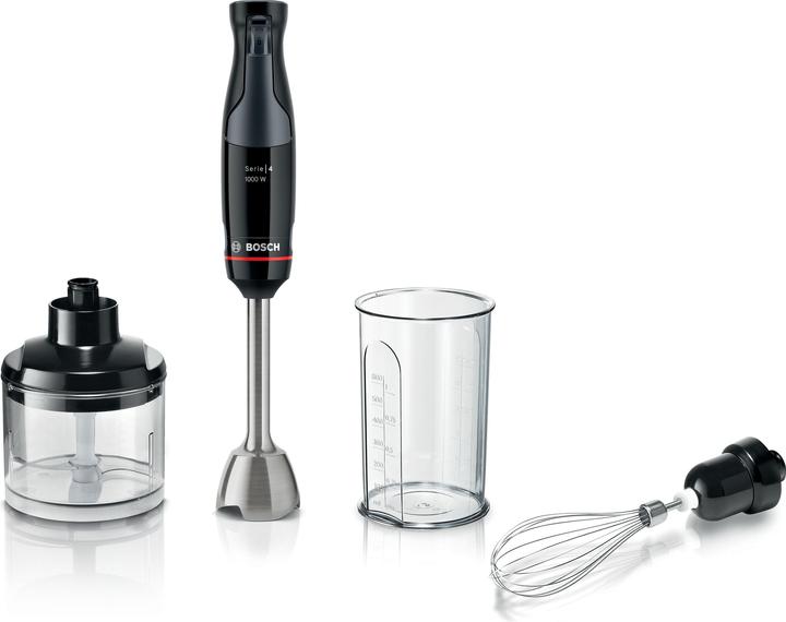 Produktbild Bosch Hausgeräte Serie 4 MSM4B621 - ErgoMaster staafmixer - 1000W - Zwart (EU-Stecker)