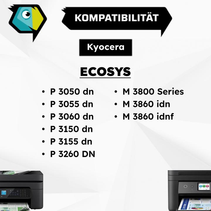 Produktbild Inkadoo Toner kompatibel zu Kyocera 1T02T80NL0 / TK-3170 Toner, schwarz Schwarz (BK)