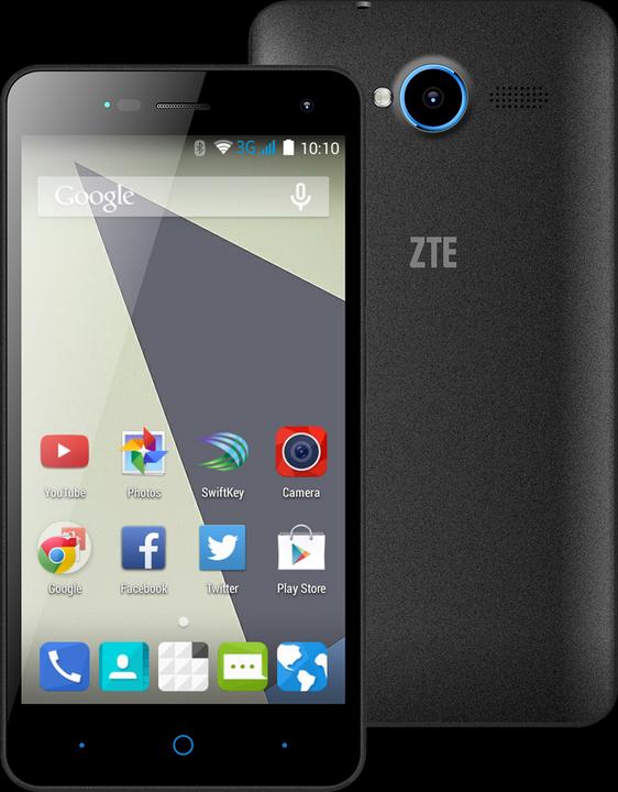 ZTE Blade L3 (8 GB, Grau / Schwarz, 5", Hybrid Dual SIM, 8 Mpx, 3G)