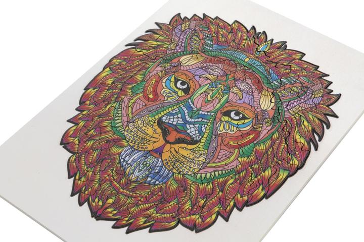 Actual product image Grafix Wooden puzzle lion 140 pieces FSC (140 pieces)
