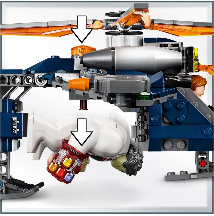 Immagine prodotto LEGO Vendicatori Hulk Helicopter Rescue (76144, LEGO Marvel)