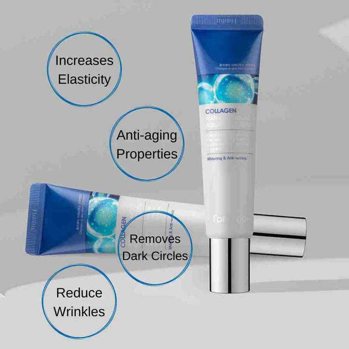 Image du produit Farm Stay Farmstay - Collagen Water Full Moist Rolling Eye Serum Sérum de collagène sous les yeux de la fin (Roll-on, 25 ml, Jour + nuit)