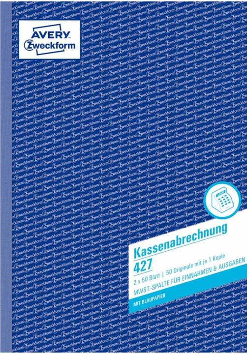 Produktbild Avery Kassenabrechnung (50 x)