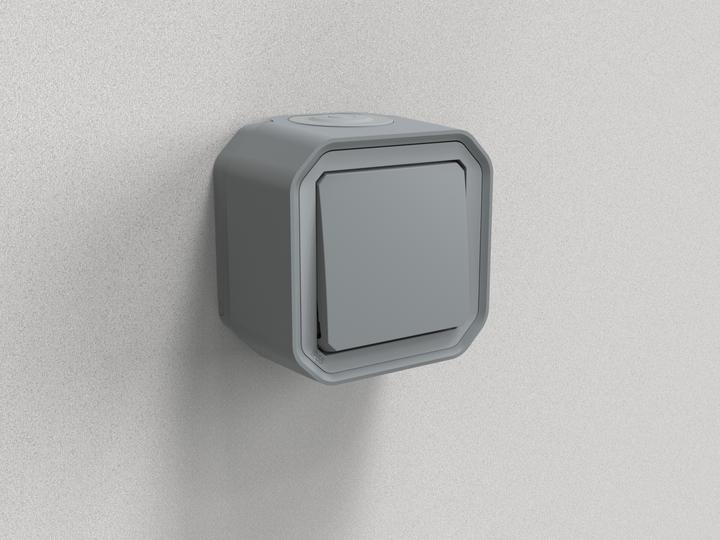 Produktbild Legrand Plexo New Feuchtraum-Aufputz-1-Fach Wechselschalter