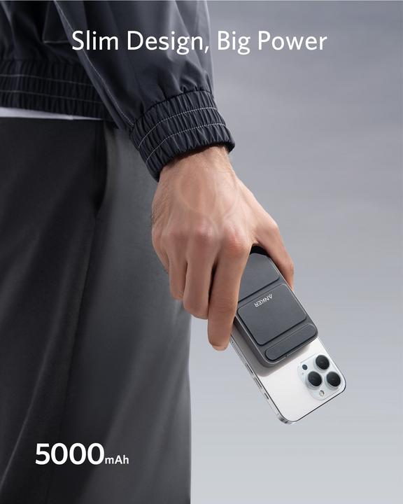 Actual product image Anker 622 Magnetic Battery (MagGo) (5000 mAh, 7.50 W, 18.50 Wh)