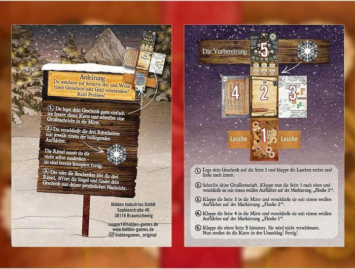 Produktbild Hidden Games HIDKART2 - : Rätselhafte Weihnachten Rätselkarte (DE) (Deutsch)
