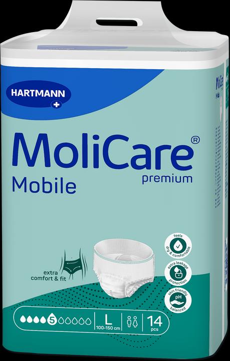 MoliCare Mobile 5 Inkontinenz Pants (14 x, L)