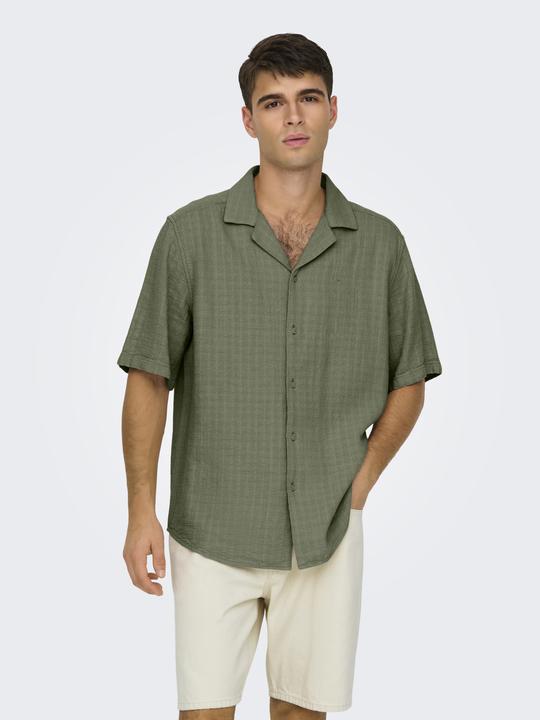 Produktbild Only & Sons Onslatham Rlxss Resort Linen Struc 0257 (M)