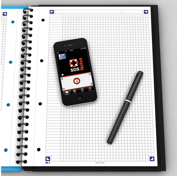 Actual product image Oxford Organiserbook (A4+, Checked, Hardcover)
