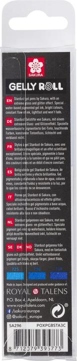 Image du produit Sakura GELLY ROLL - Stylo gel "Stardust Glitter" (paillettes) (Multicolore, 3 x)