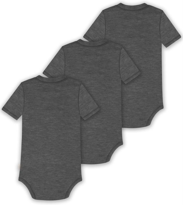 Produktbild Normani 3er Set Baby Merino Kurzarmbody „Tihoi" - 9315 (80)