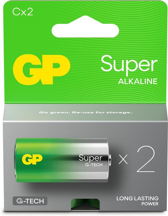 GP Batteries Super (2 Stk., C)