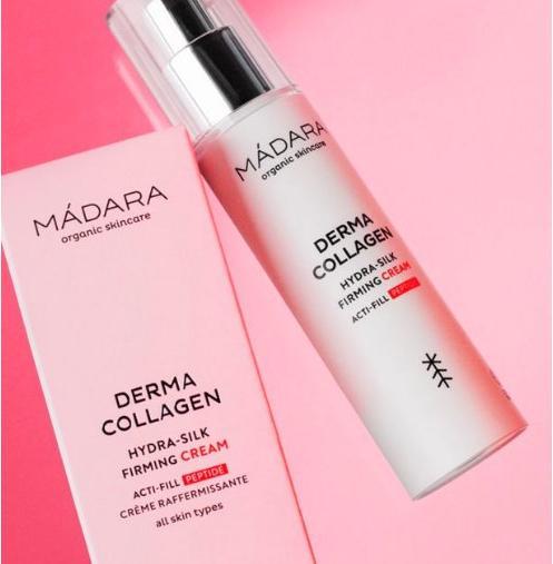 Produktbild Madara DERMA COLLAGEN HYDRA SILK FIRMING CREAM - Unterstützt den Kollagenschutz (50 ml, 24h Creme)