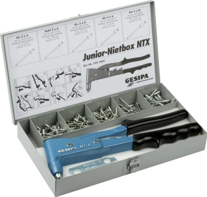 Actual product image Gesipa Rivet box Junior with NTX
