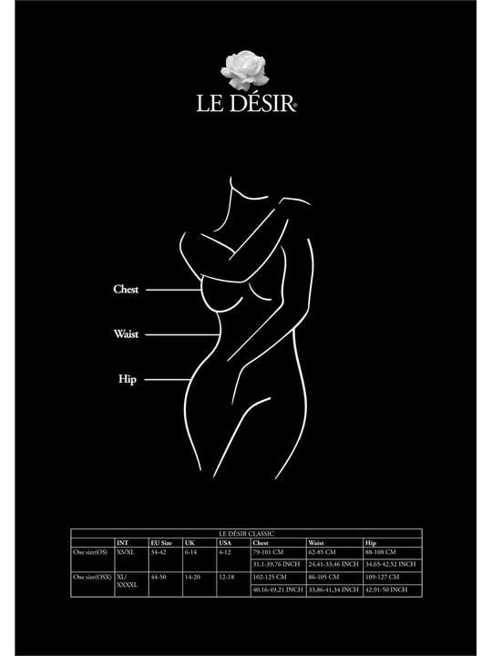 Produktbild Le Désir Fishnet and lace garterbelt stockings - O/S (One Size)
