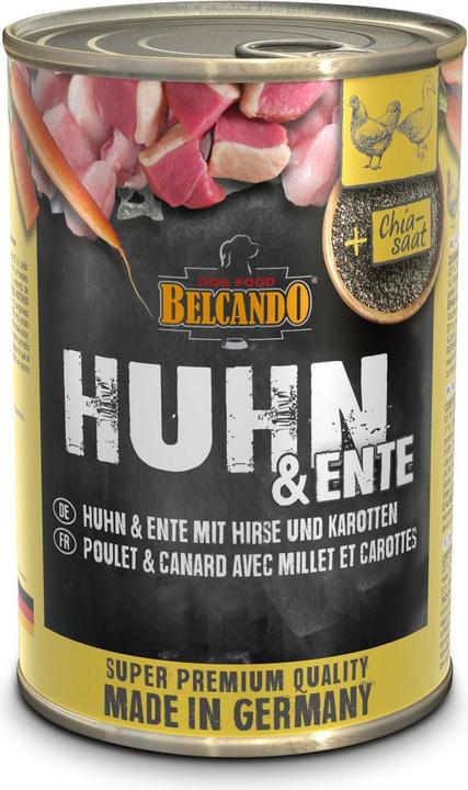Produktbild Belcando Nassfutter Huhn & Ente, 400g (Adult, Junior, Senior, 1 Stk., 460 g)