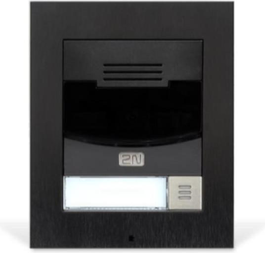 Produktbild 2N IP Türstation IP Solo ohne Kamera, Wandmontage, schwarz (Ethernet)