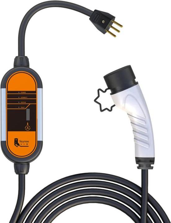 Actual product image Feyree Charging cable charging station type 2 (8 / 10A - 230V) - AM-Electrics / Elektroauto (Type 2, 10 A)