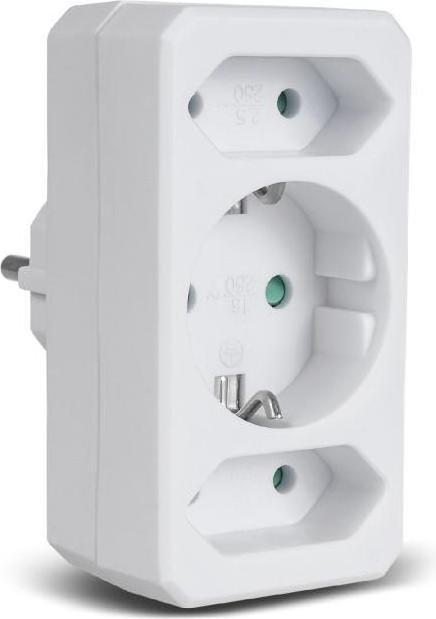 Produktbild Maclean Prise triple MCE211 (Blanc) (2 x)