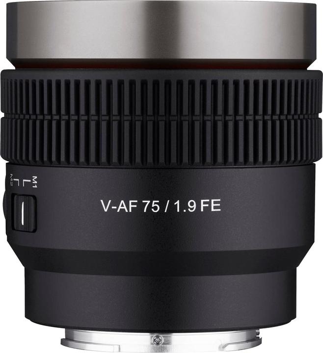 Actual product image Samyang V-AF 75mm T1.9, Sony E (Sony E, full size)