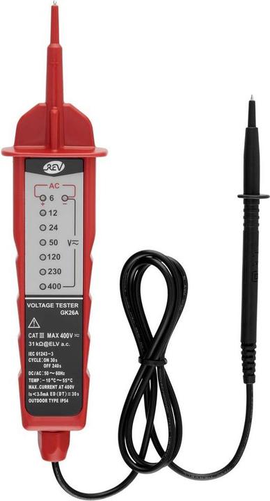 Immagine prodotto REV Indicatore LED del tester di tensione 6-400V rt LED del tester di tensione
