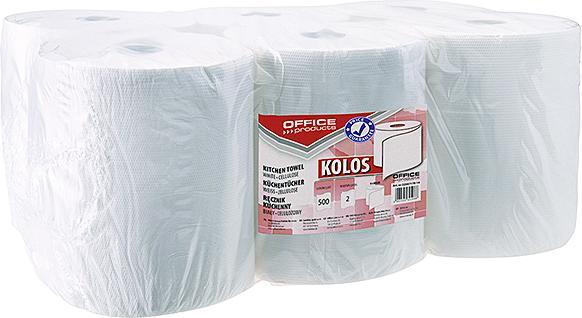 Office Products Cellulose kitchen towels kolos, 2-ply, 500 sheets, 6 rolls