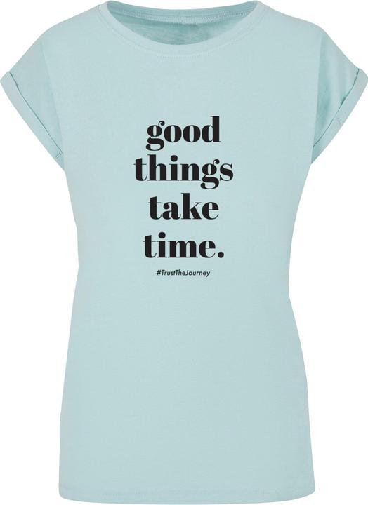 Immagine prodotto Merchcode Maglietta da donna "Le cose belle richiedono tempo" - 117487 (XL)