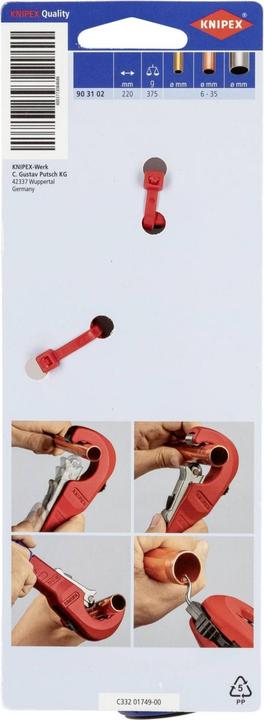 Produktbild Knipex Rohrabschneider (180 mm)