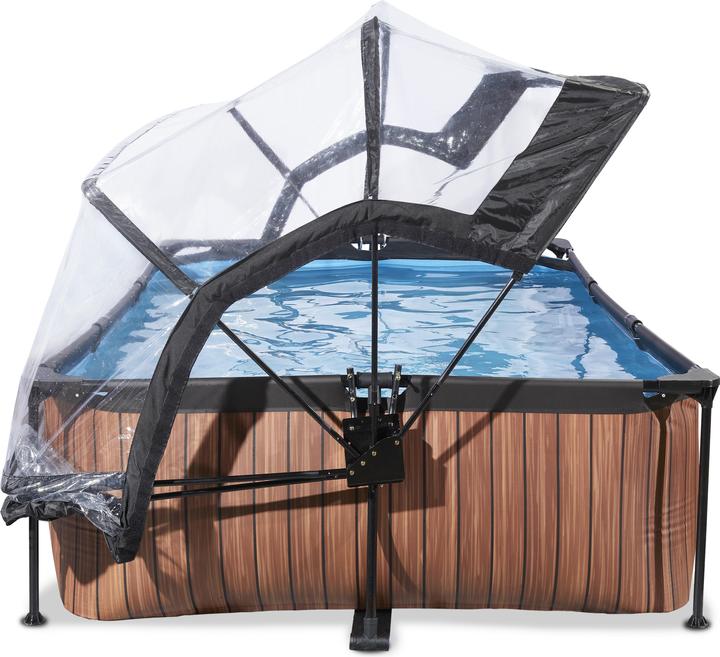 Actual product image Exit Frame pool 220x150x60 cm with sunroof and filter pump (220 x 150 x 60 cm)