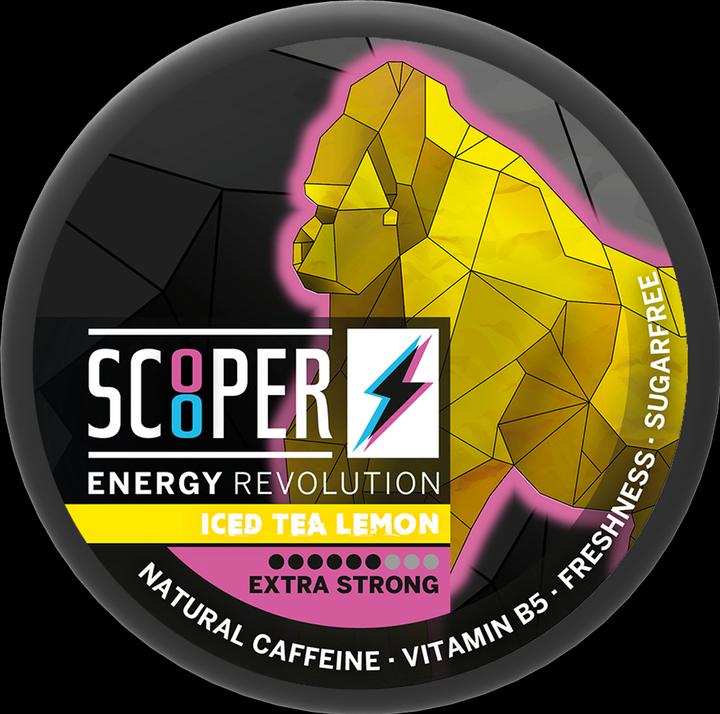 Produktbild Scooper Energy Iced Tea Lemon Extra Strong