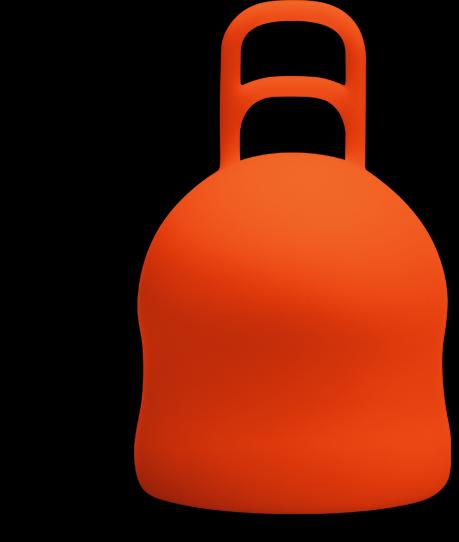 Actual product image Merula Cup XL Orange (Large plus)
