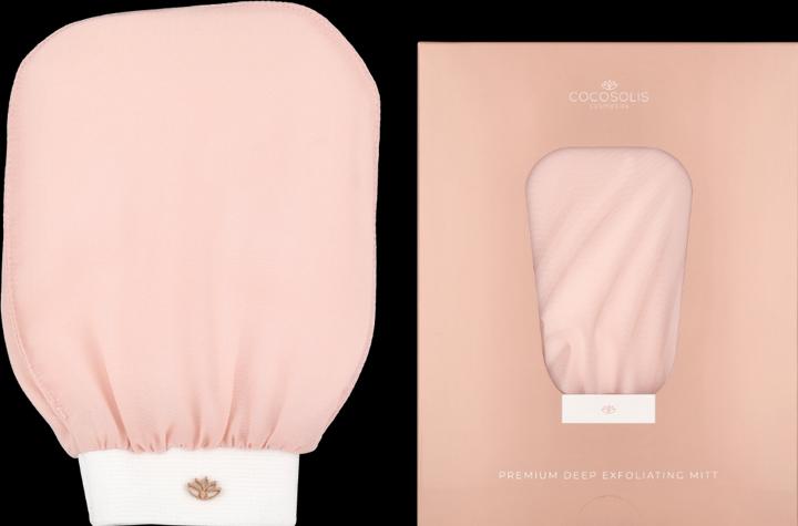 Actual product image Cocosolis PREMIUM deep exfoliating mitt 1 u