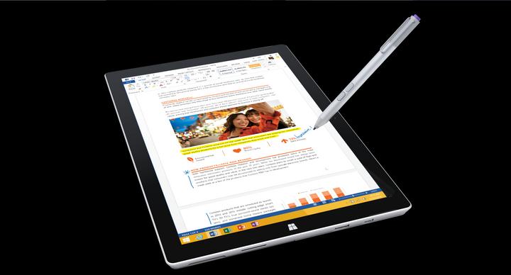 Microsoft Surface Pro 3, 128GB SSD (12", Intel Core i5-4300U, 4 GB, 128 GB)
