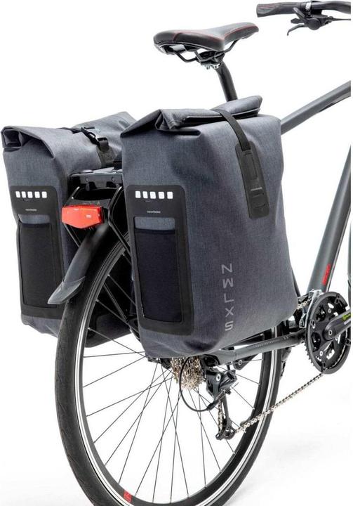 Actual product image New Looxs Bag Varo Double Pannier Rt Grey 40l (40 l, Luggage carrier bag)