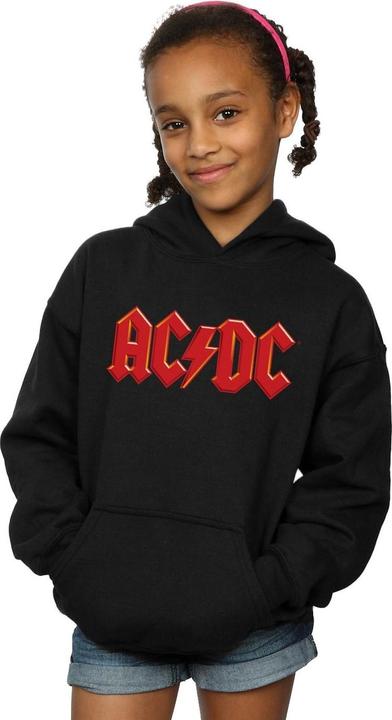 Produktbild AC/DC Red Logo Kapuzenpullover Mädchen (152, 158)