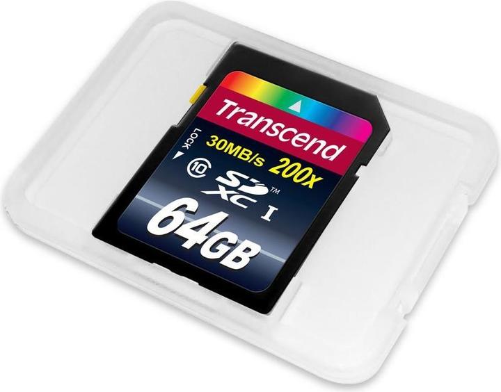 Immagine prodotto Transcend SDXC Ultimate 200x (64 GB, SDXC, U1, UHS-I)