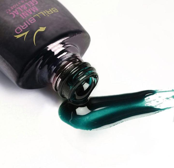 Immagine prodotto BrillBird Tiffany Gel&Lac - Turchese - 5ml (Turchese, Smalto per unghie effetto gel)