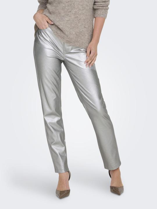 Actual product image Only ONLEMILY Gerade geschnitten Hose in Lederoptik Hose in Lederoptik (32)