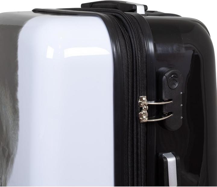 Produktbild Trendyshop365 Erweiterbarer Hartschalen-Citykoffer mit Gorilla-Motiv (66 l, M (50 - 90l))