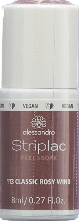 Actual product image Alessandro Striplac Peel or Soak (113 Classic Rosy Wind, UV gel varnish)