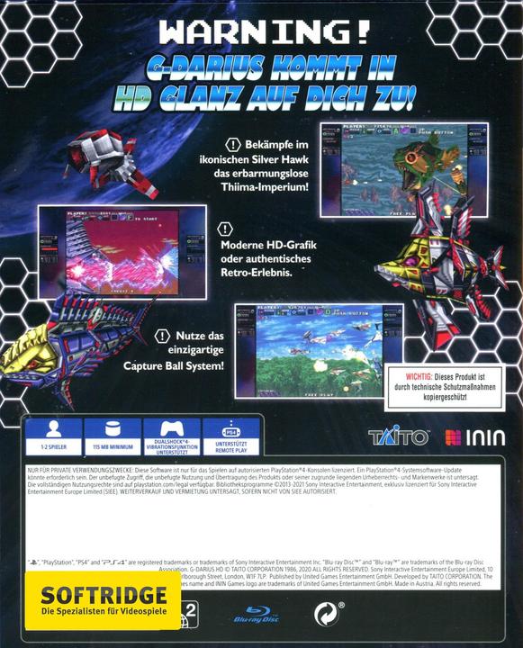 Actual product image ININ Games G-Darius HD (PS4, DE)